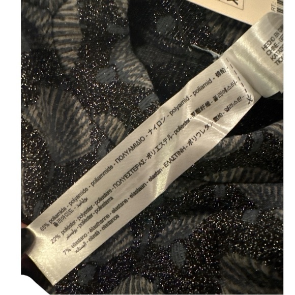 ZARA NWT Seamless Jacquard Shell Mock Neck Long Sleeved Stretch Knit Mini XS-S - Picture 13 of 13